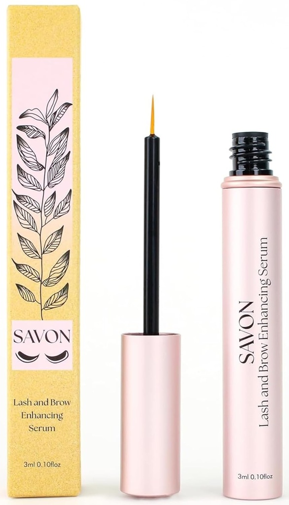 Organický růst řas sérum pro tlustší, delší řasy a obočí - s Biotin, Peptidy a Panthenol - Přírodní a krutost zdarma - USA - Lash a Brow Boost Serum - Eylash Conditioner