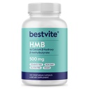BESTVITE HMB 1000mg per Serving (240 Vegetariánských kapslí) - No Stearates - Vegan - Non GMO - Gluten Free - HMB dodatek