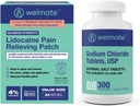 WELMATE Recovery Bundle: Chlorid sodný tablety, 300ct + 4% Lidokain Numbing Patch 30 ct