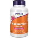 Nyní Potraviny Doplňky, Niacinamid (Vitamin B-3) 500 mg, Energy Production *, 100 Veg Kapsle