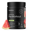 Gainful kofein zdarma Pre cvičení prášek s Creatine, vodní meloun Flavor, podporuje sílu, Vytrvalost, & Zotavení, BCAA, Beta Alanin, L- Citruline, Žádné umělé přísady, 20 Služeb