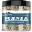 Pozemské prvky Mucuna Pruriens Extract, 200 Kapsle, Žádné přísady nebo Fillers
