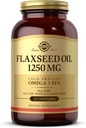 Solgar Flaxseed Oil 1250 mg, 100 Softgels - Organic, Cold- Pressed Omega 3 Esenciální mastné kyseliny - Podporuje srdce, imunitní & Skin Health - Non- GMO, Gluten Free, mléčné výrobky Free - 50 Služeb