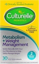 Culturelle Probiotické kapsle pro zdravý metabolismus a řízení hmotnosti (věk 18 +) - 30 Počet - Pomáhá spravovat hmotnost a podporovat metabolismus tuků, sacharidy a bílkoviny - Caffeine- bez