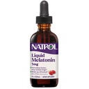 Natrol Liquid melatonin 1 mg, Dospělý melatonin dodatek k pádu spánku rychleji a zůstat spát déle, Probuď se uvolněný, 2 FL OZ Berry-ochucené tekuté, 15 Služebních