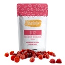 B12 Gumové vitamíny - 1500 mcg vitamín B12 Gummies pro dospělé a děti - Pomáhá s energií, metabolismus, podpora kostních nervových systémů - Malina Flavor - 60 Počet - 60 denní zásobování