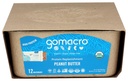 GoMacro MacroBar Organic Vegan Protein Bars, Arašídové máslo, 2.3 Ounce Bary (balení po 12)