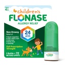 Flonáza Dětské alergie Relief Nasal Spray, 24-hodinová Non- Drowsy Multi- Symptom Relief - 72 Spray