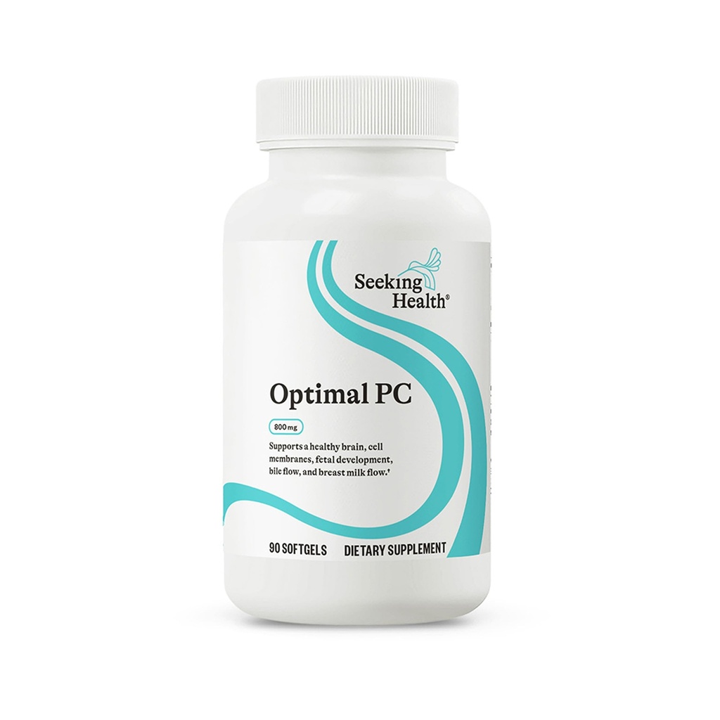 Hledání zdraví Optimální PC - Podpora mozku a jater Zdraví s Choline - Energy Supplementary with Sunflower Lecithin - 800 mcg, 90 Softgels