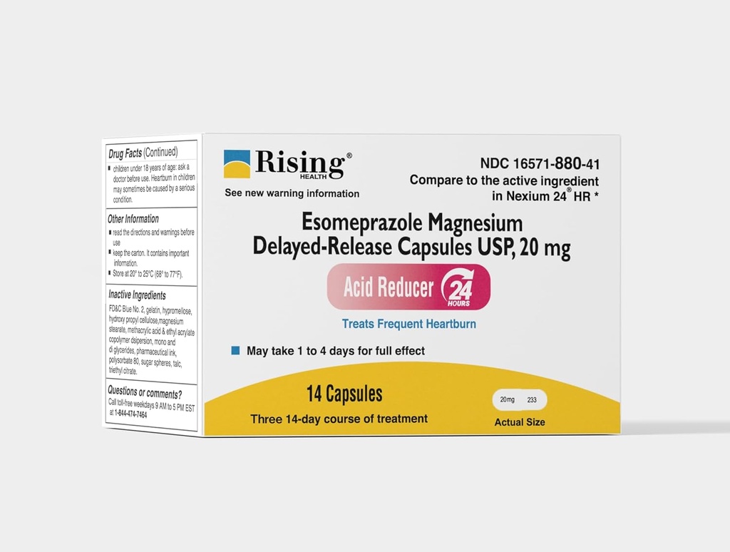 Zvyšující se zdraví - Esomeprazol Magnesium Zpoždění- Uvolnění Kapsle, USP - Léčba Časté Heartburn - 20 mg - 42 Počet