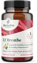 BIOACTIVE NUTRIENTY EZ Dýchej - 60 Kapsle - Muellein Leaf, Bromelain a Spearmint dodatek - Podporuje celkové zdraví