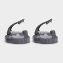 NutriBullet Flip Top Togo- Lid (sada 2), Grey, 0,25 Lbs