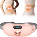 Vyhřívací deska pro periodové křeče, Rychlé vytápění s 6 teplotními úrovněmi a 6 masážními režimy, Přenosná menstruační topná deska, Pánevní Massager pro ženy a dívky, růžová