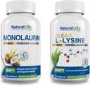Natural Cure Labs Bundle: Premium Monolaurin 600mg + Clean L- Lysin 600mg