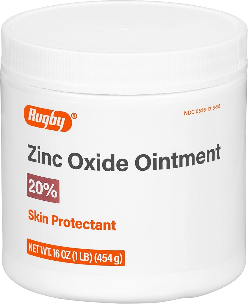 Oxid zinečnatý Rugby Oxide Ointment Protect - 20% - 16 Oz (1lb) (454 g) (1 balení)