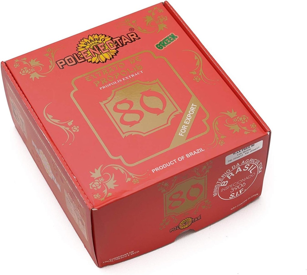 Brazílie Green Bee Propolis Extract Wax zdarma 80 (30ml) - 24 lahví