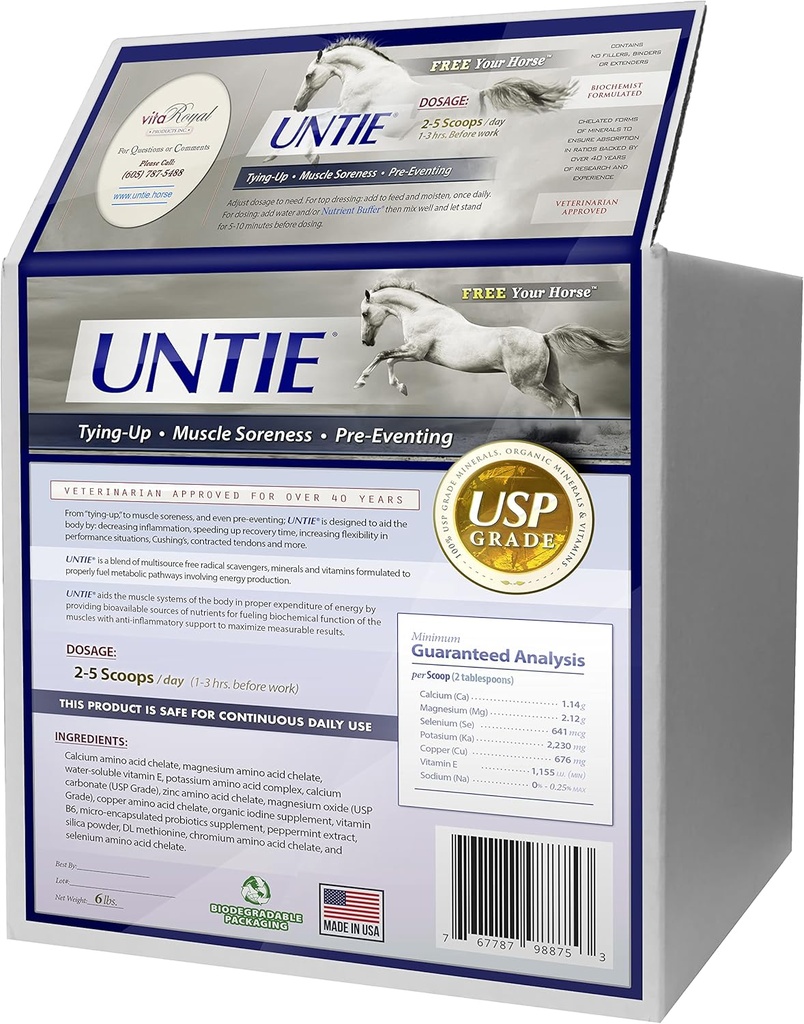 pro koně - zánětlivá, svalová a společná podpora - 100% absorbovatelná (6 liber.)