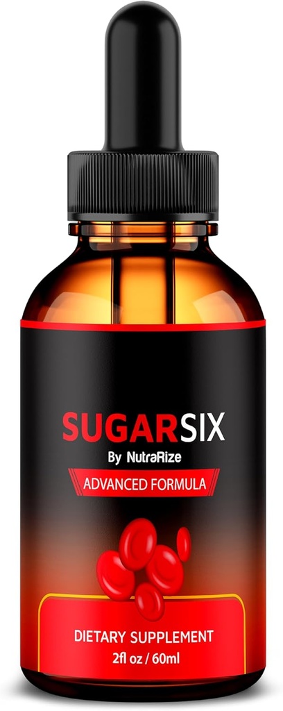 NutraRize SugarSix Kapky, Oficiální cukr šest kapalné Formule, Všechny přírodní podpora pro stabilní a zdravé úrovně, Premium Dropper udržet dobrý oběh, Cukr šest Recenze (30 Služební)