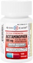 Gericare Extra Strength Acetaminophen 500mg Rapid Release Gelcaps, Pain Relief 100 Count (Balení po 1)
