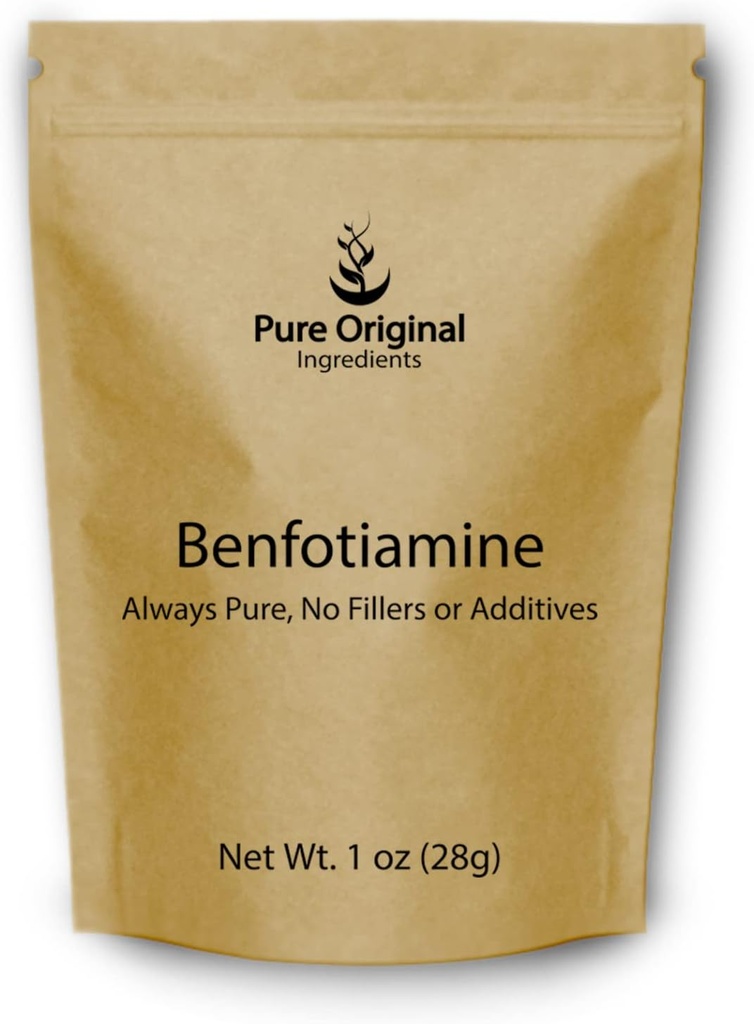 PURE ORIGINAL INGREDIENTS Benfotiamin (1 oz) Vždy čisté, žádné plnidla nebo přísady