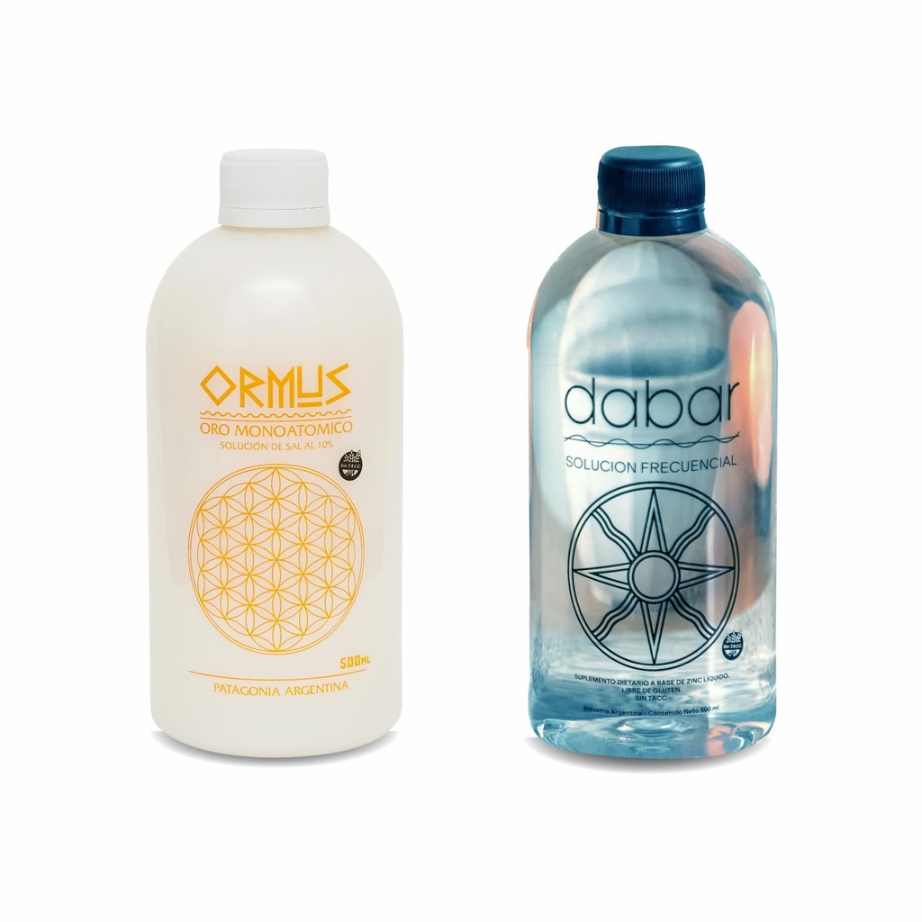 Monoatomové zlaté Ormus & Zinc Frequency Solution, 500 ML Každý, Přírodní Patagonia Moře Minerály & Přírodní zink Boost, Kit- hořčík, zinek, vápník, železo, draslík & fosfor od Moře