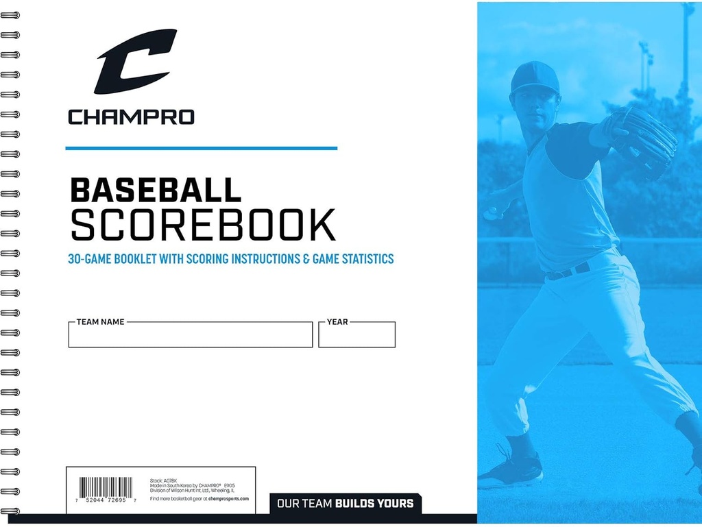 CHAMPROBaseball skóre kniha