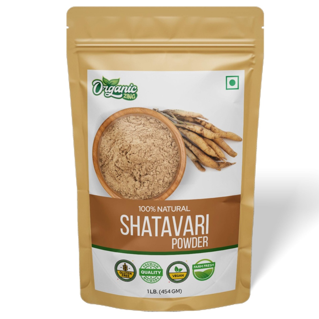 Organic Shatavari Powder for Health 16 oz (454 gram) Balení po 1 ks