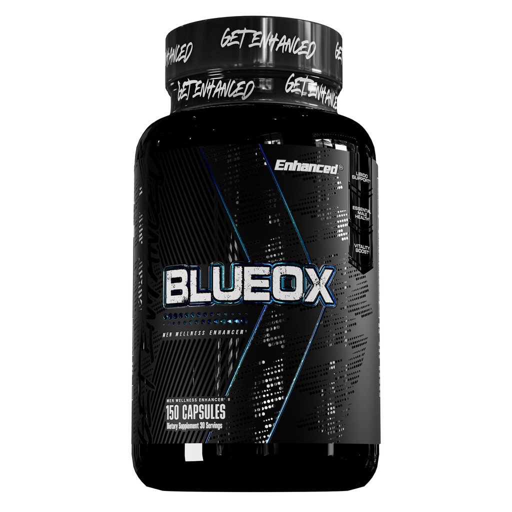 Vylepšené Labs - Blue Ox Testosteron Booster - Přírodní testosteron dodatek pro zvýšenou sílu a testosteron pro muže (150 Kapsle)