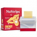 NuStrips ™ Fast- Disolving Energy Strips with 50mg Caffeine, L-Theanin & Vitamin B12 - Instant Energy & Focus Without Jitters or Crash - Works Faster Than Coffee - Soothing Cinnamon (30 Pack)