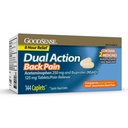 GoodSense Dual Action Acetaminophen a Ibuprofen (NSAID) Tablety, 250 mg / 125 mg, bolest zad, 144 Počet