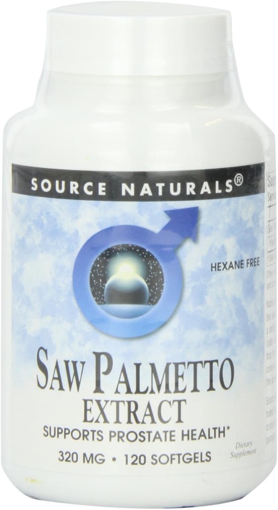 Zdroj Naturals Saw Palmetto Extract 320mg, 120 Softgels