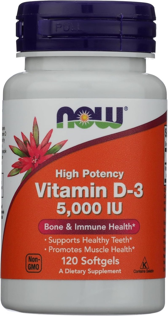 Foods D3 5000 IU v olivovém oleji, 120 CT