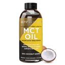 KETO SCIENCE Ketogenní MCT Olej, Dietní dodatek, Vyrobeno ze 100% kokosů, Promotes Energy, Neochucené, 15 Fl Oz