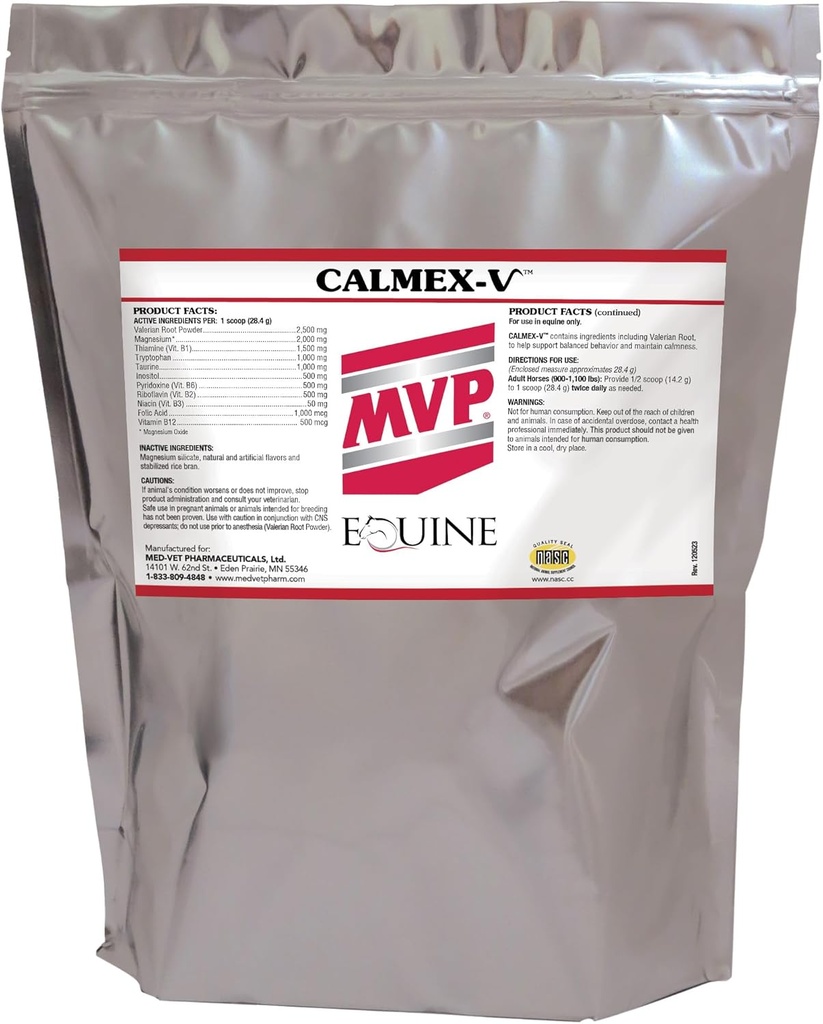 Calmex-V (5 liber) Podpora uklidňování koní.