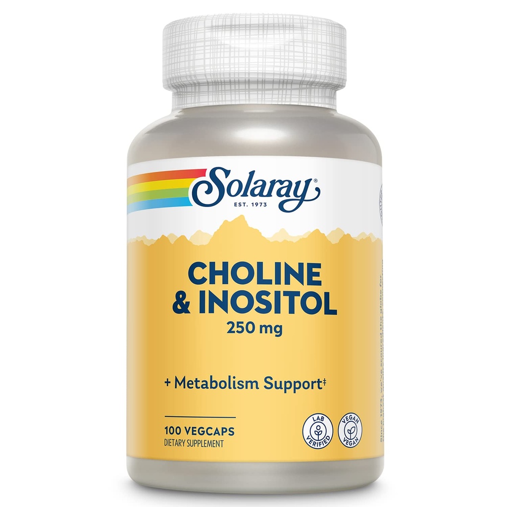 SOLARAY Cholin & Inositol 250 mg iž