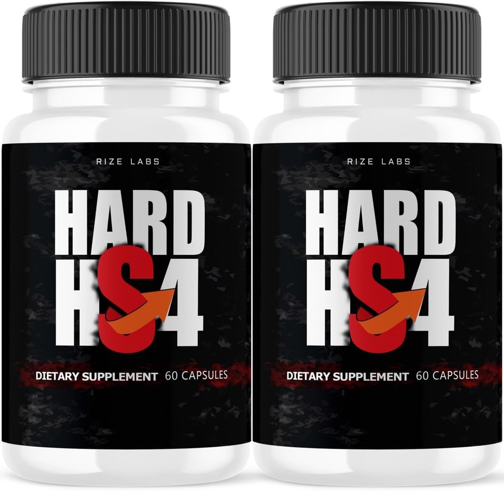 rize laboratoře Hard HS4 Kapsle, Hard HS4 pro mužské zdraví, Hard HS4 Extra Pevnost pilulky, Hard HS4 Mužské podpory pro celkový výkon, Hard HS4 Maximální Recenze vzorců (120 Kapsle) (Balení po 2)