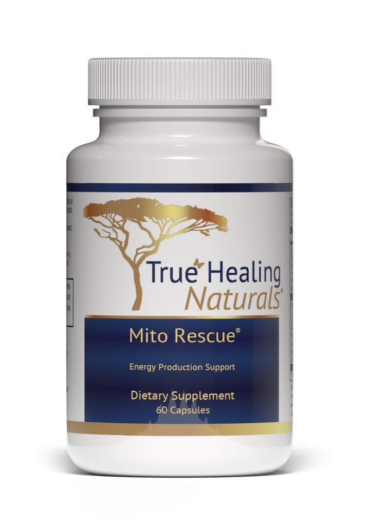 Pravé hojení Naturals - Mito Rescue, Mitochondrial Supplies, 60 Vegetariánské kapsle