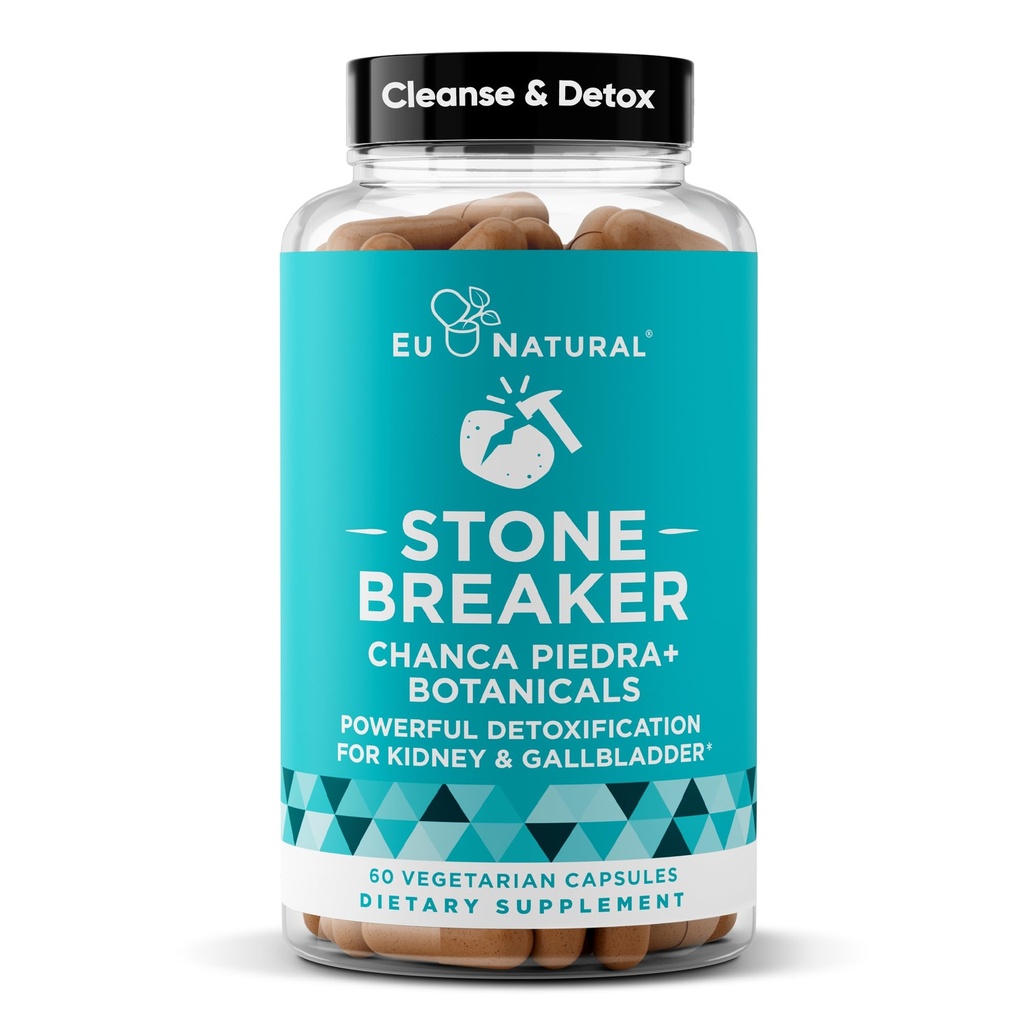 Chanca Piedra Stone Breaker - The Original Stone Breaking Formule with Celery Seed & Parsley - Podporuje ledviny, žlučník a močový trakt Čištění pomoci Flush Nečistoty - 60 Vegetariánské kapsle