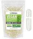 XPRS Nutra Velikost 4 Prázdné kapsle - 1000 Počet malých čiré prázdné veganské kapsle - Vegetariánské pilulky - DIY Zeleninové kapsle Plnicí - Vyplnitelné Do- It- Vaše Veggie Caps pro doplňky