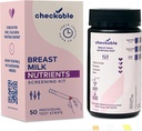 Kontrolovatelné prsní mléčné testovací pruhy pro bezpečné a sebevědomé krmení, 30 Secs Home Mléko screening pruhy pro breast milk - 50 Počet