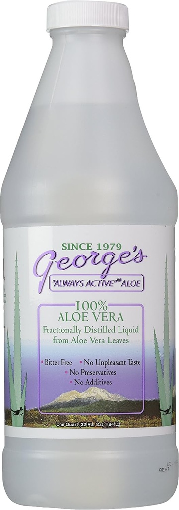 Georges Aloe Vera Drink, Liquid 32 Fl Oz (Balení po 1)