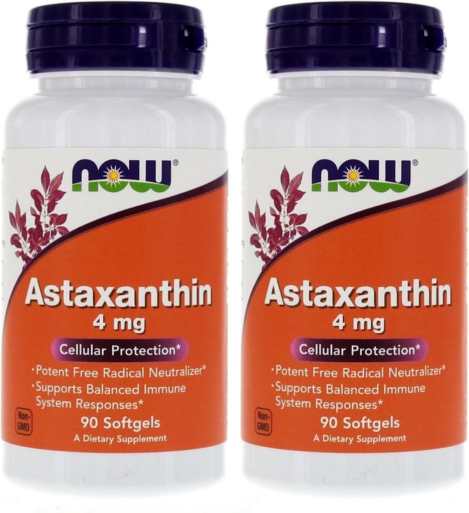 Astaxanthin 4mg 90 Softgels (Buněčná ochrana) (Balení po 2)