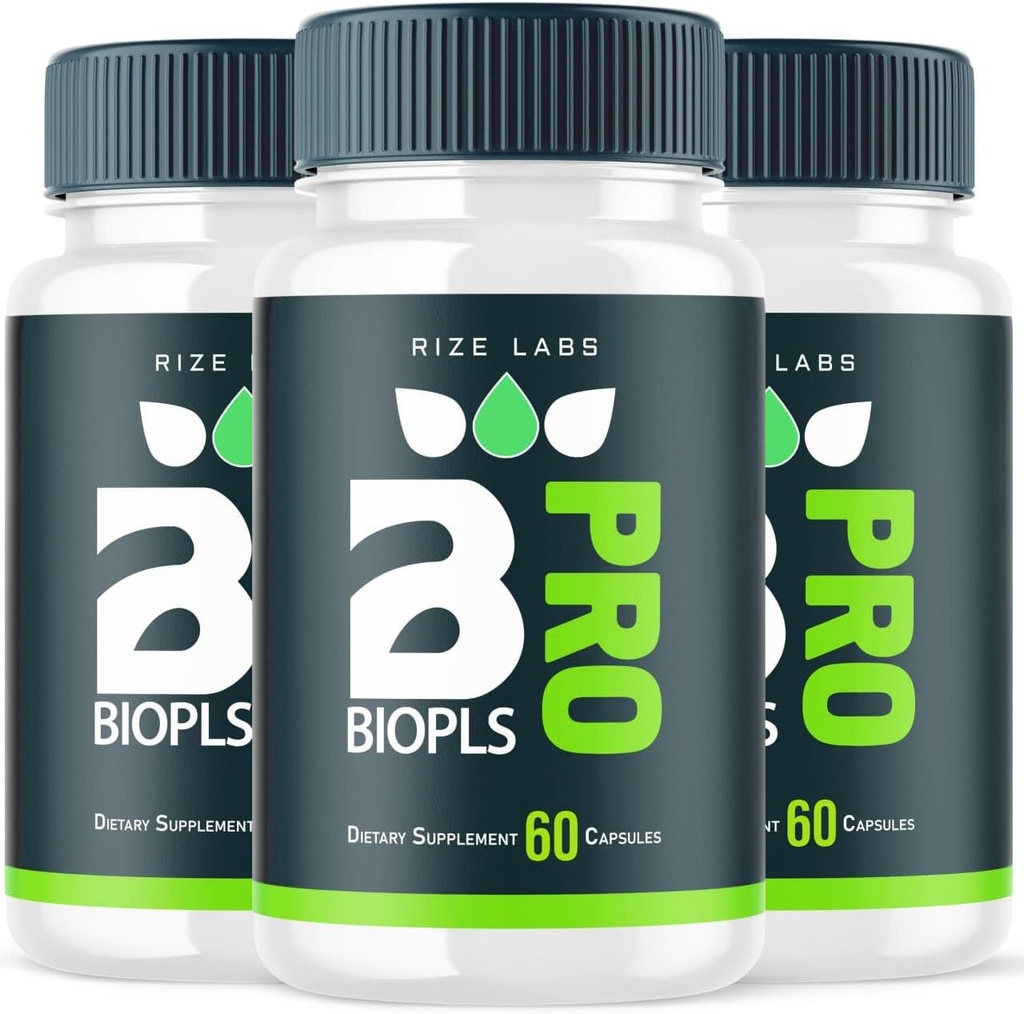 Rize laboratoře (3 Pack) Biopls Slim Pro Weight Loss Dodatek, Biopls Kapsle pro celkové tělo Wellness a zdravý životní styl, Biopls pilulky pro Leaner Physique, Bio Pls Recenze (180 Kapsle)