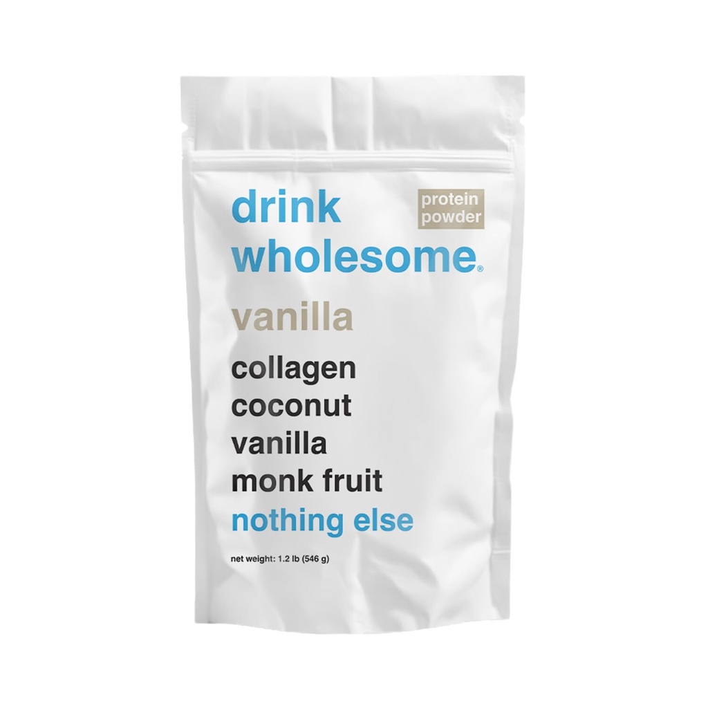 Nápoj zdravě Vanilla Kolagen Protein Powder 124; pro Citlivé Stomachy 124; Gut Friendly Foundation 124; Additive & Dairy Free Foundation 124; No Umělé sladkosti 124; No Bloating, prdy nebo plyn Foundation 124; No Constision or Diarhea