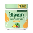 Bloom Nutrition Superfood Green Powder, trávicí enzymy s probiotika a prebiotika, Gut Health, Bloating Relief pro ženy, Chlorella, Green Juice Mix s řepou kořenový prášek, 30 SVG, Mango