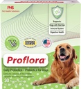 Probiotika pro Dogs- Complete Gut Health & Imunitní podpora. Snadné použití trávicí multi- stravovací probiotika. Jednodušší dietní přechody, zdravější pleť & Coat & Pomáhá léčit průjem. 30 balíčků.