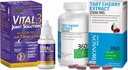 Vital 3 Joint Solution ® Klinicky Proven Liquid Knee Relief Dodatek + Bronson Tart Cherry Extract 2500 mg Vegetariánské kapsle