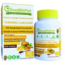 Kurkumin Kurkumin Extra Kapsle Extra Síla s Ginger & 95% Kurkuminoidy & Black Pepper Extract pro maximální výhody. Všechny přírodní NonGMO NO Rýže prášek NO stearát NO silica- 90 Veg Cap