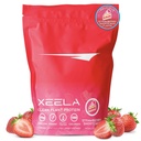 XEELA Plant Based Vegan Protein Powder - Nezávisle testováno - 25g High Protein, Pea Protein for Men & Women - Vitamíny a minerály, Non GMO, Dairy & gluten Free, LowCarb & LowFat (Jahodový koláč)