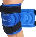 Atsuwell Ice Pack for Knees, Reuse Gel Ice Wraps for Knee, Flexible Cold Compress Cold Pack for Knees, Loket, Shin, 1 Pack